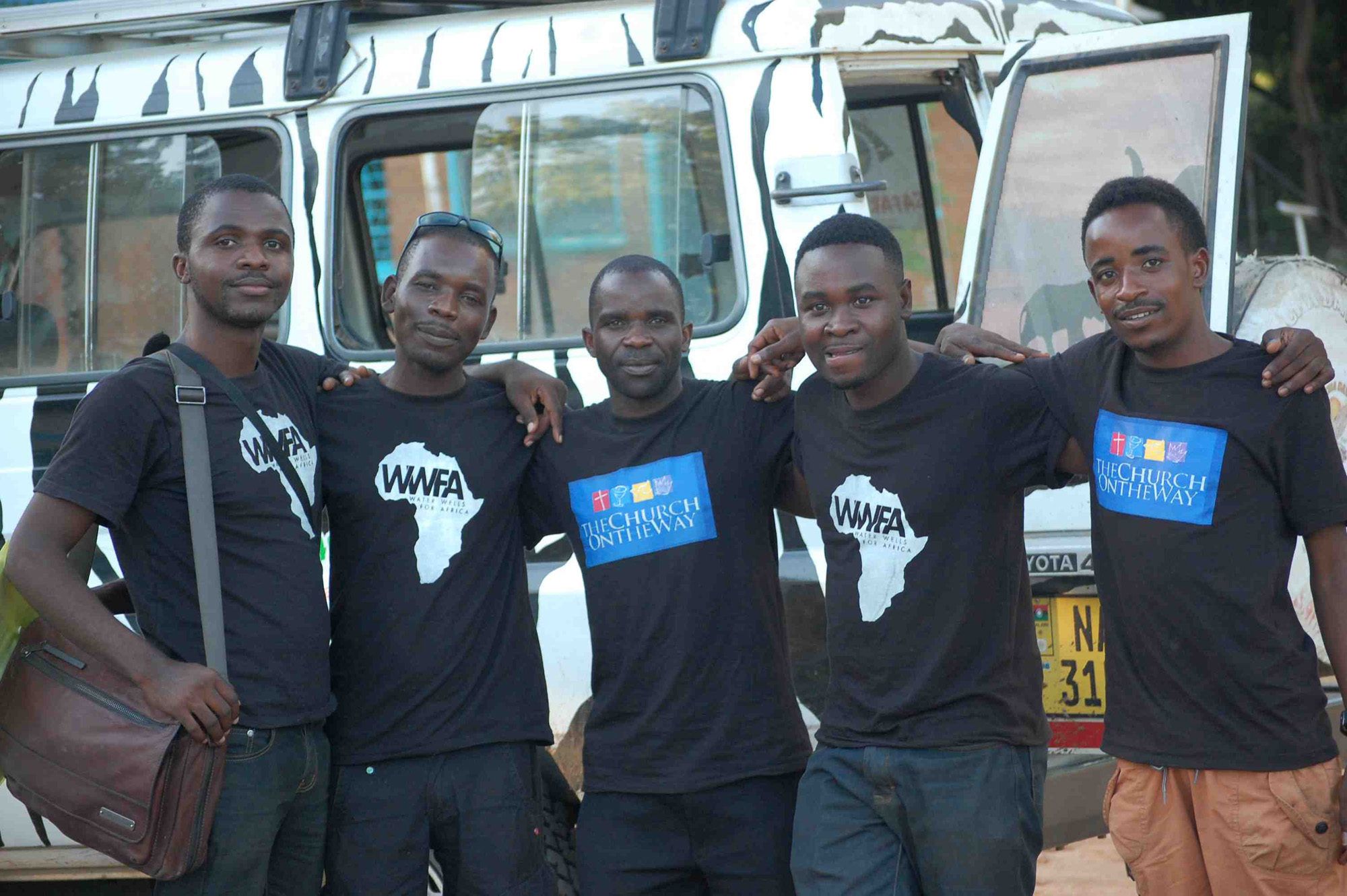 Relief items distribution team from Malawi. Funded by the generous gift from Church on the Way Van Nuys and other U.S. donors.